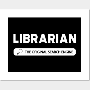 Librarian The original Search Engine Posters and Art